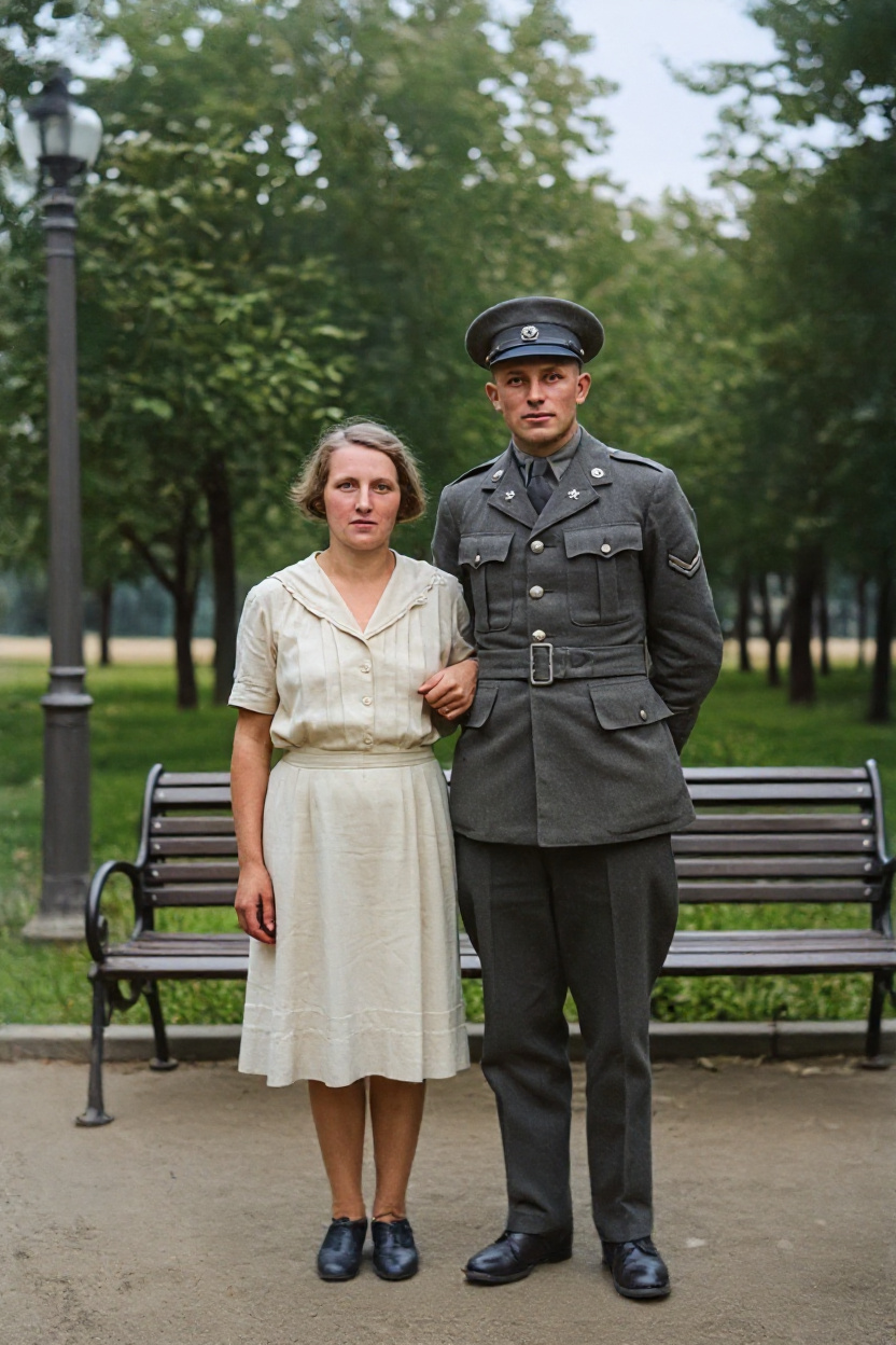 Restored vintage photo